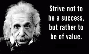 Working for EMC , I can’t resist using an Albert Einstein quote: