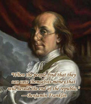 Wise and prophetic words from a founding father.