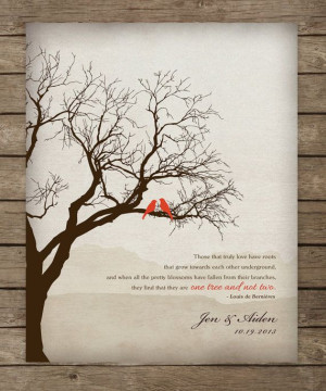 tree Gift to Parents from kids, Family tree, love birds, Anniversary ...