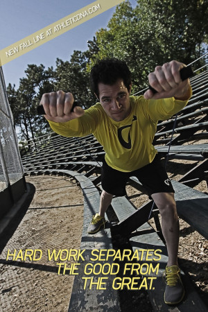 Hard work separates the good from the great. #sports