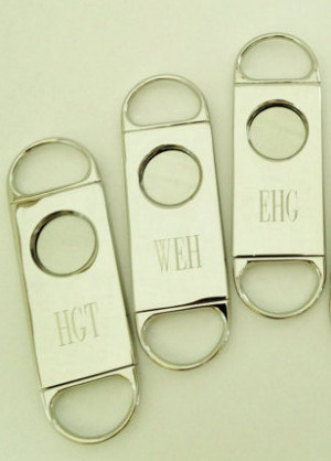 Engraved Cigar Cutters - Set of Three For Groomsmen Gifts