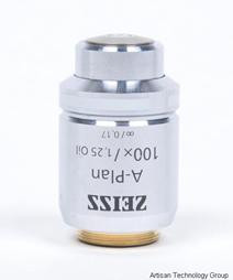 carl zeiss a plan 100x 1 25 oil immersion objective this carl zeiss a ...