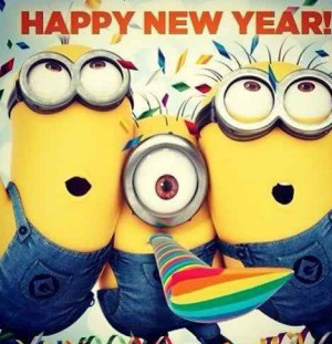 Minions wishes you happy new year 2015