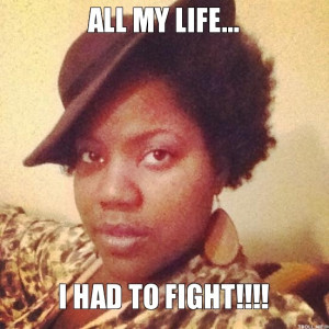 All My Life I Had to Fight Meme