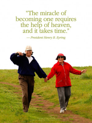 LDS Quote. President Henry B. Eyring encourages us to have happy ...