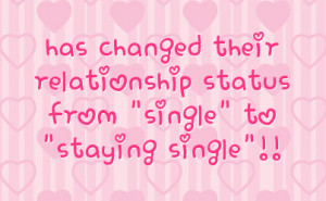 Girl Status Facebook About Being Relationship Single