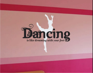 Wall-Sticker-Decal-Quote-Vinyl-Ballet-Girls-Dance-Decor-Wall-Quote ...