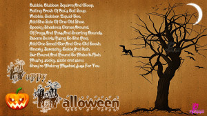 Halloween Poems with Happy Halloween Wishes Cards for Facebook