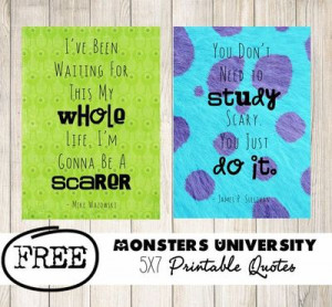 Sully Monsters University Quotes