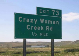 Crazy Woman Creek Road