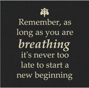 Start a new beginning