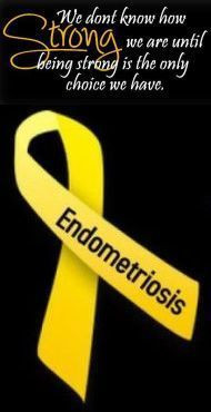 yellow ribbon for us Endo ladies and our supporters. More