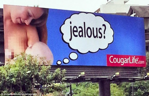 ... dating website CougarLife.com, has come under fire for depicting