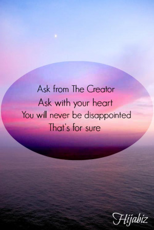 ... from Allah & If you were to seek help, seek help only from Allah