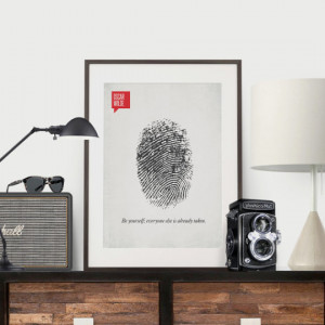 ... offers beautiful minimalist posters with quotes from famous authors