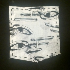 Decorative pocket t-shirt, star trek enterprise - Thumbnail 5