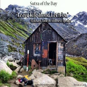 Leave Life alone. Let it be.” -Eckhart Tolle in Stillness Speaks ...