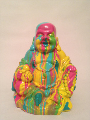 rainbow etsy tye dye buddhism buddha