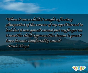 When I was a child I caught