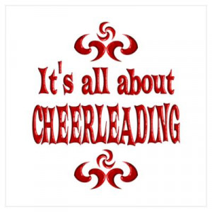 Cheerleading Sayings Gifts Posters Cards And Other Gift Ideas