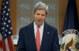Secretary of State John Kerry denounces Russia's RT network