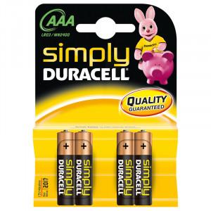 249659 Home Diy Batteries Duracell Aa 4 Pack Alkaline Batteries