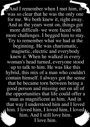 Lana Del Rey ; « i still love him ».