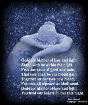 Goddess bedtime devotion