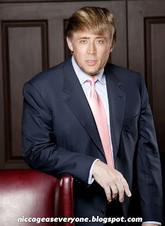 Nic Cage as Donald Trump