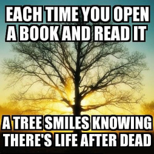 Each time you open a book…unless it's twilight....then it becomes ...