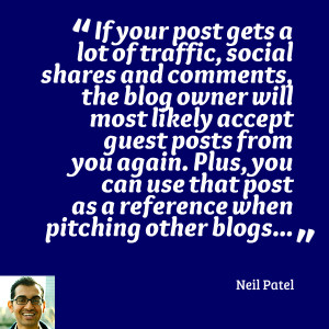 If your post gets a lot of traffic, social shares and comments, the ...