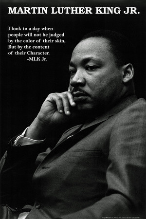 Martin Luther King Jr. (Character Quote) Art Poster Print