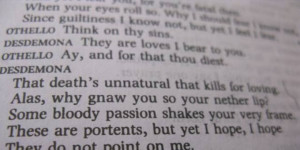 Shakespeare quotes from Othello