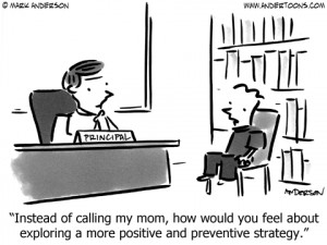 Education Cartoon 6374: Instead of calling my mom, how would you feel ...