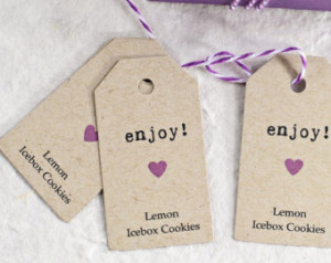 Favor Tags - Personalized G ift Tags - Thank You Tags - Bridal Shower ...