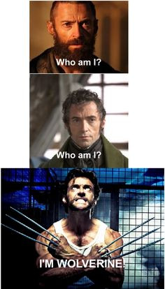 Wolverine meets Jean Valjean! More