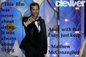 Matthew McConaughey Golden Globe
