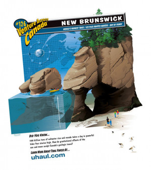 Worlds highest tide, New Brunswick