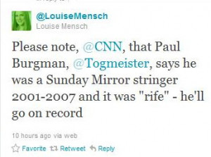 ... prods CNN, but quotes the Mirror title that was not edited by Morgan