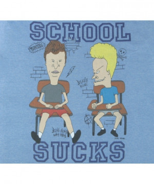 Beavis & Butthead School Sucks T-Shirt Logo