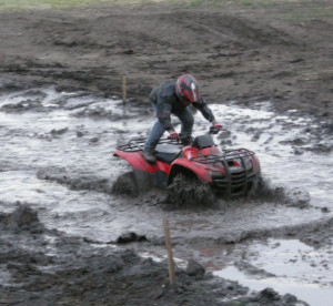 Me In the Deloraine Mud bog last year