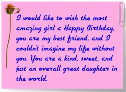 Happy Birthday Quotes For Daughter From Mom