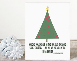 Clark Griswold Quote Card | Funny F amily Christmas Card | Old ...