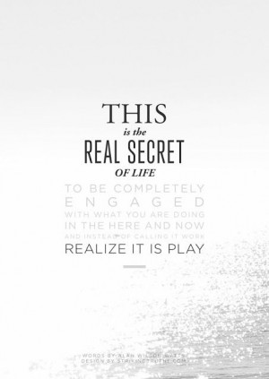 the real secret of life / alan watts