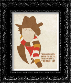 Doctor Who Tom Baker 4th Doctor Time Lord by TheRekindledPage, $9.98