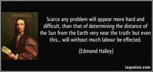 More Edmond Halley Quotes