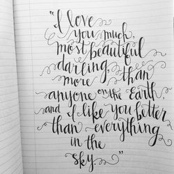Lettering - Sarah Ann Campbell, quotes. e.e. cummings