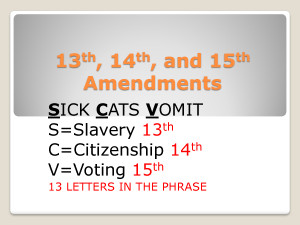 13th 14th And 15th Amendments picture