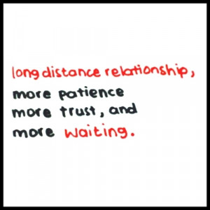 distance, ldr, love, patience, quote