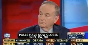 Fox News election team's faces.Let's start with Bill O'Reilly's ...